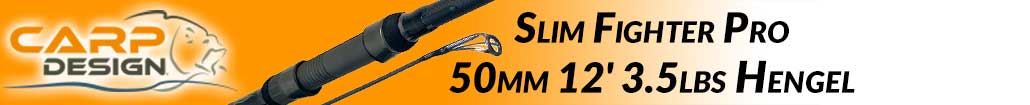 Canne Carp Design Slim Fighter Pro 50mm 12' 3.5lbs