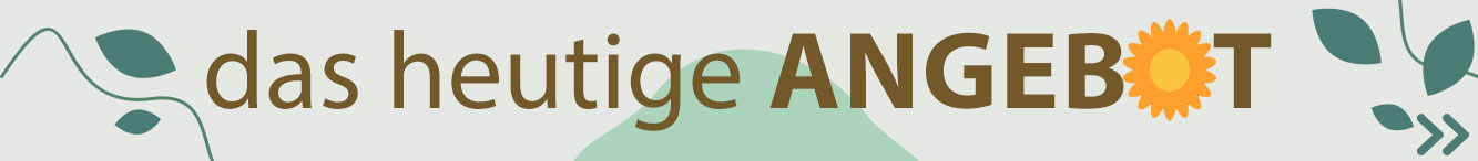 Das Angebot des Tages