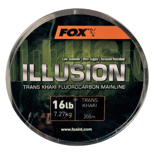 Ligne Fluorocarbon Fox Illusion Trans Khaki 200m