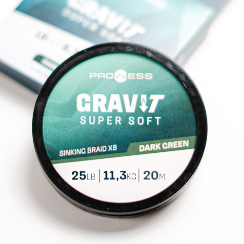 Prowess Gravi-T Super Soft Sinking X8 Braid Dark Green 20m