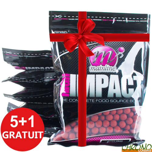 Mainline High Impact Boilies 1kg 15mm Spicy Crab (x5)