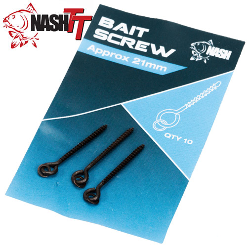 Vis à Appâts Nash Bait Screw 21mm (par 10)