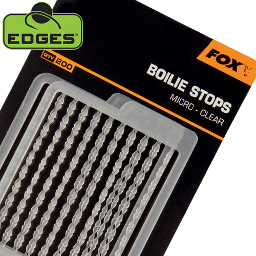 Fox Edges Boilie Stops Clear Micro Stops Bait (per 200)