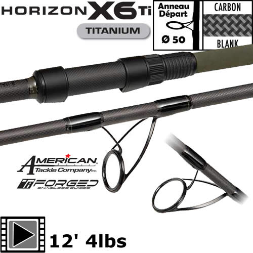 Canne Fox Horizon X6 TI LTD Custom Olive 12' 4lbs