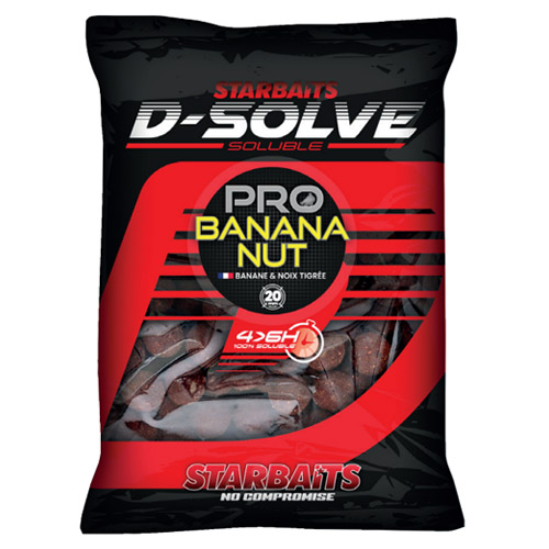 Soluble Boilies Starbaits Probiotic Banana Nut D-SOLVE 20mm 2.5kg