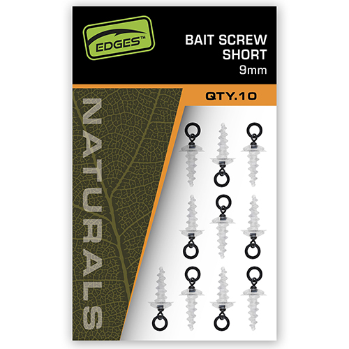 Vis à Appâts Fox Edges Bait Screw Short 9mm (par 10)