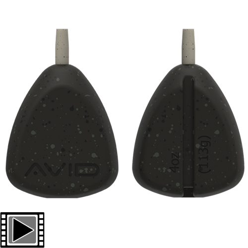 Plomb Avid Carp Flat Pear Groove Inline