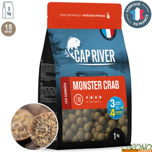 Cap river boilies monster crab 15mm 1kg – Chrono Carp ©