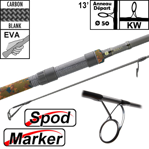 Canne Prowess Equa Spod/Marker 50mm 13' 5lbs Full EVA Camo