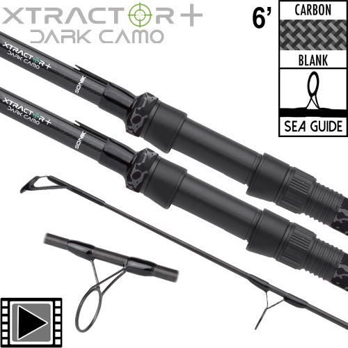 Canne Sonik Xtractor+ Dark Camo 6' 3lbs (les 2)