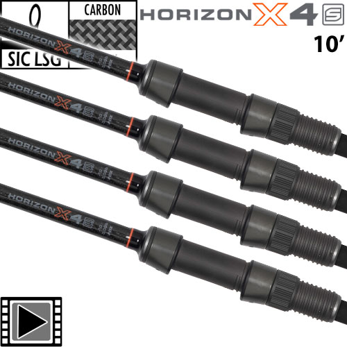 Caña Fox Horizon X4 S 10' 3.5lbs Full Slim Shrink (x4)