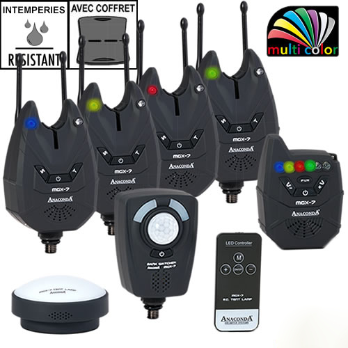Anaconda Nighthawk MGX-7 Bite Alarm Set 4+1