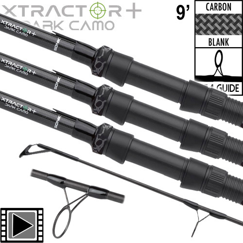 Canne Sonik Xtractor+ Dark Camo 9' 3lbs (les 3)