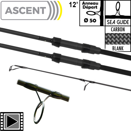 Canne Avid Carp Ascent 50mm 12' 3.5lbs Full Shrink (les 2)