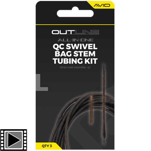 Kit Montage Avid Carp Outline Bag Stem Tungsten Tubing QC (par 3)