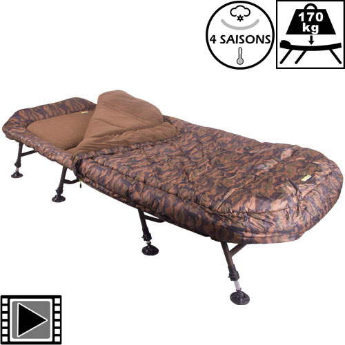 Faith Bed & Sleep System XXL Bed Chair 8 Beine