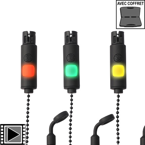 Coffret 3 Balanciers BeeTackle T6 Illuminated