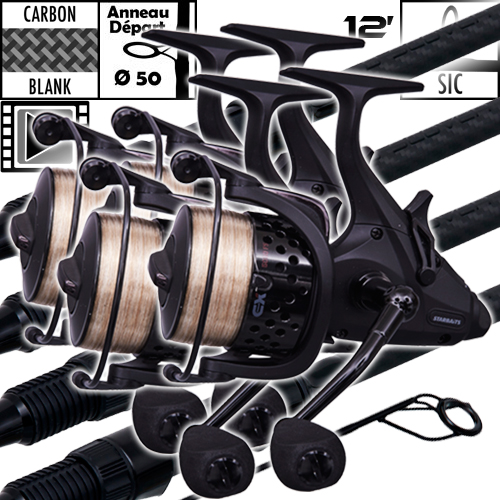 Ensemble Starbaits D-Scover 50mm 12' 3.5lbs CX 5000 FS (les 4)