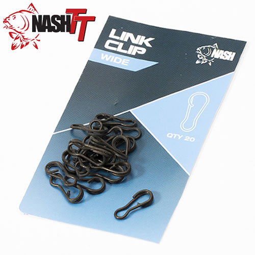 Agrafe Nash Link Clip Wide (par 20)