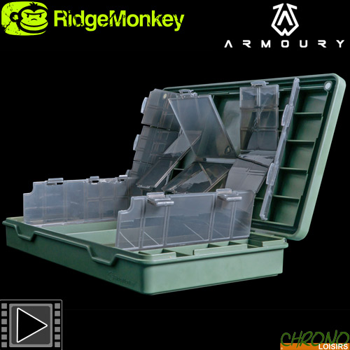 Caja para accesorios ridgemonkey armoury lite tackle box – Chrono Carpa ©