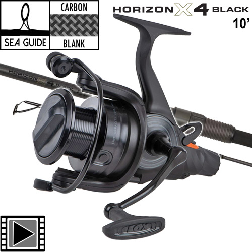 Canne Fox Horizon X4 Black 10' 3.5lbs Full Shrink EOS FS 10000