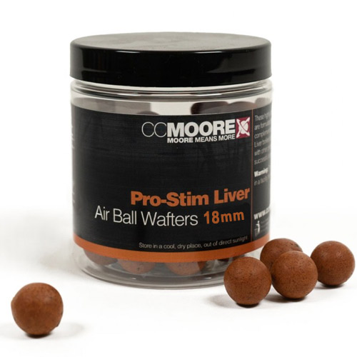 Bouillettes Equilibrées CC Moore Pro-Stim Liver Air Ball Wafter 18mm (par 35)