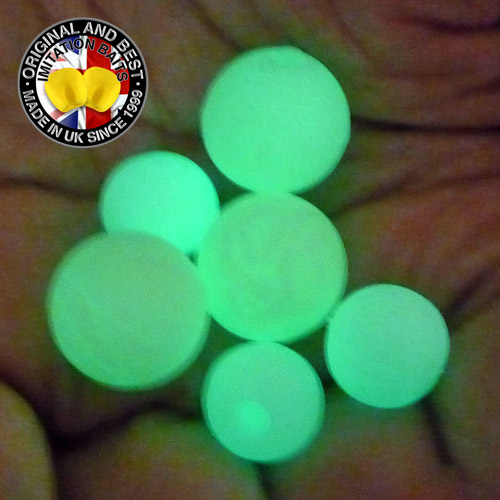 Enterprise Tackle Boilie Fosforescente Galleggiante 12/15mm Verde (set di 6)