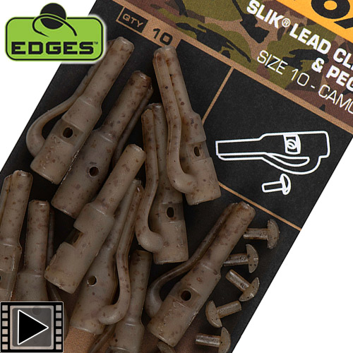 Fox Edges Camo Slik Lead Clip & Pegs T.10 (x10)