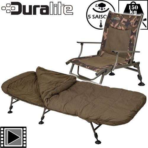 Pack Bed Level Chair Fox Duralite SS Recliner Arm