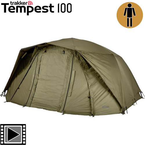 Abri Trakker Tempest 100 Brolly 1 place (Biwy + Façade + Tapis de Sol + Surtoile)