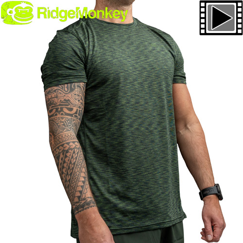 T-Shirt RidgeMonkey Apearel Cooltech Camo Edition