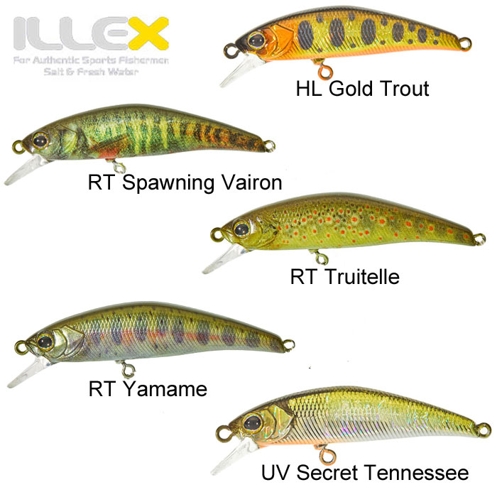 Leurre Tricoroll 43 SHW Illex 4,3cm