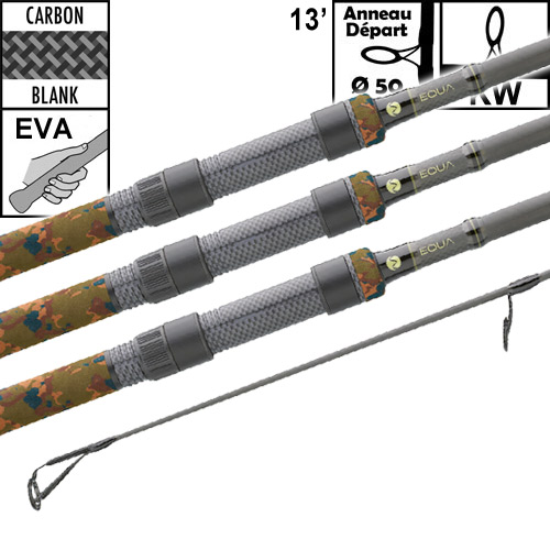 Canne Prowess Equa 50mm 13' 4lbs Full EVA Camo (les 3)