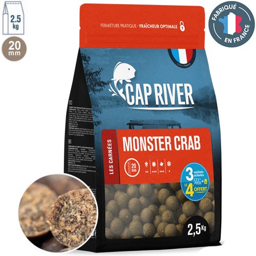 Bouillettes Cap River Monster Crab 20mm 2.5kg 