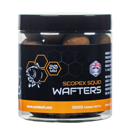 Bouillettes Equilibrées Nash Scopex Squid Wafters 20mm 100g