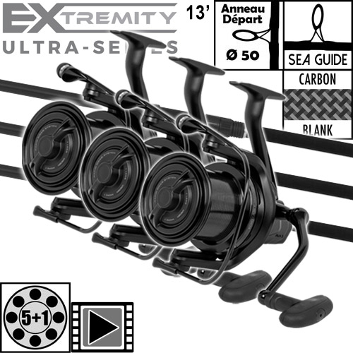 Ensemble Avid Carp Ultra-Series 50mm 13' 3.75lbs Full Shrink Ex-Cast 14000 (les 3)