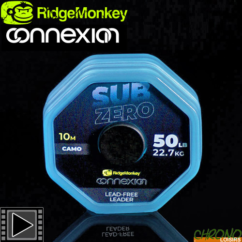 RidgeMonkey Connexion SubZero Lead Free Leader 50lbs 10m