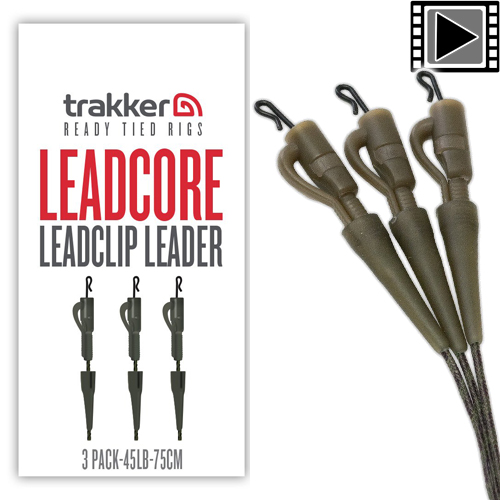 Trakker Leadcore Leadclip Leader 75cm (x3)