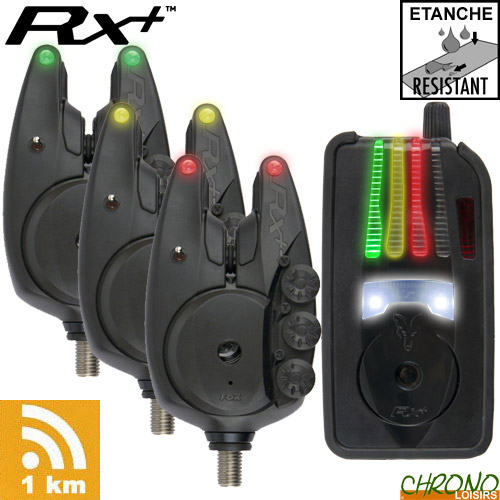 Fox Micron RX+ Bite Alarm Set 3+1