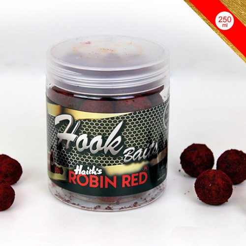 Pro Elite Baits Gold Boilies + Dumbells Hard Robin Red 250ml