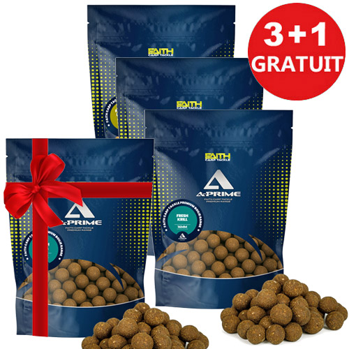 Bouillettes Faith A-Prime Fresh Krill 20mm 1kg (x3)
