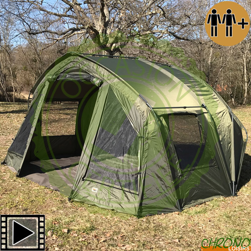 Bivvy Carp Design Green Line Base XL 3 personas