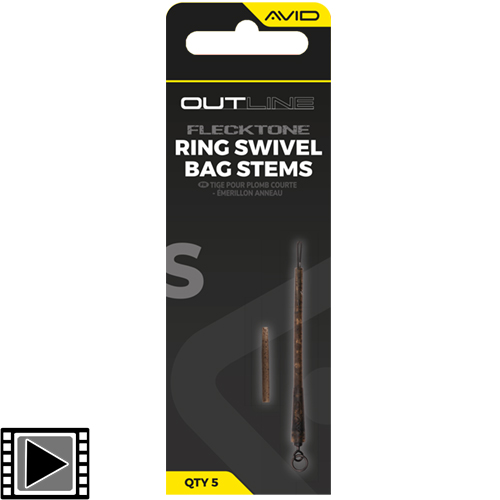 Système pour Sac PVA Avid Carp Outline Flecktone Bag Stem RS (par 5)
