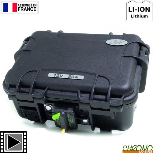 Batterie sh lithium pour moteur echosondeur 12v 50a – Chrono Carpe ©
