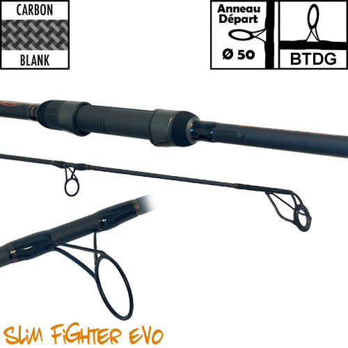 Canne Carp Design Slim Fighter Evo 50mm 13' 3.5lbs 