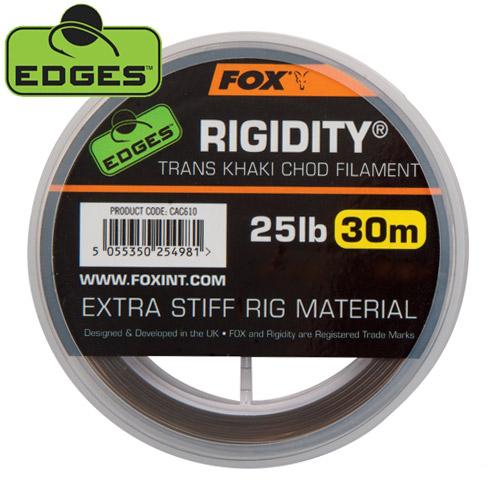 Fox Edges Rigidity Trans Khaki Chod Filament 30m