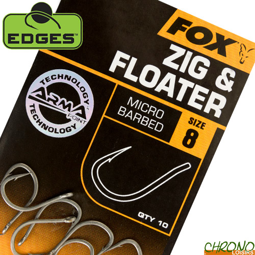 Fox edges armapoint zig floater hook x10 – Chrono Carp ©