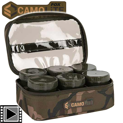 Fox Camolite 8 Pot Hookbait Case