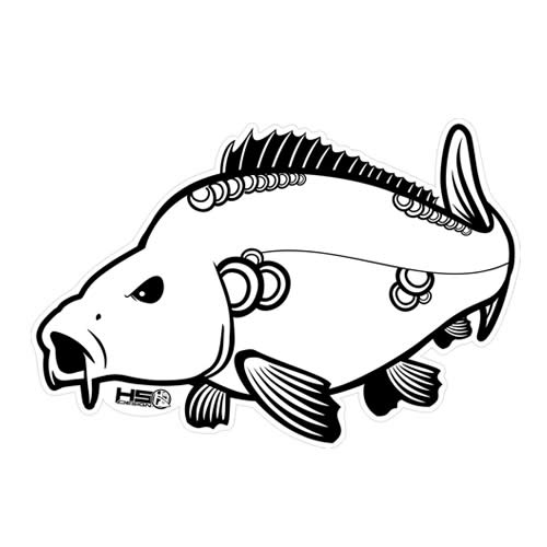 Autocollant Hotspot Design Carp 30x20cm