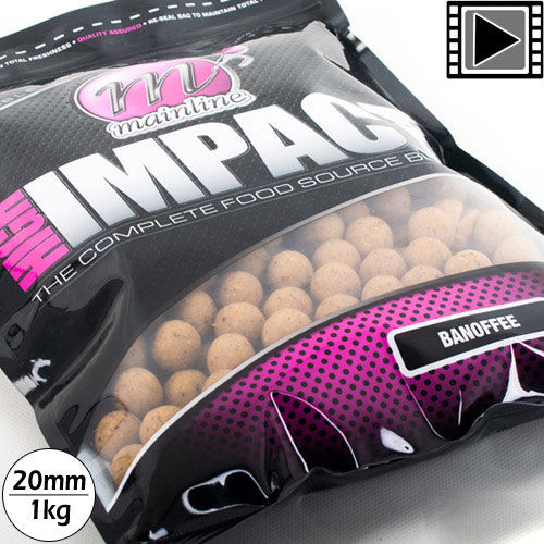 Mainline High Impact Boilies Banoffee 20mm 1kg